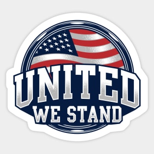 badge United American Sticker